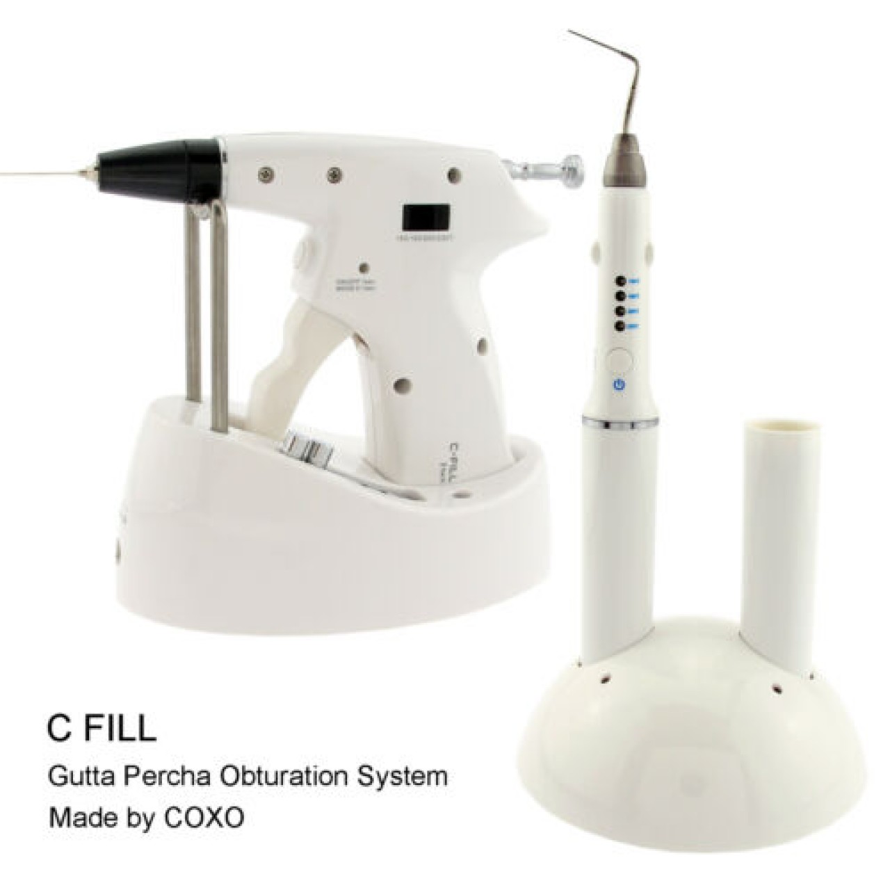COXO Dental Endodontic Gutta Percha Obturation System Cordless C FILL Pen & Gun